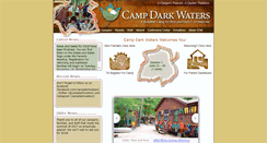 Desktop Screenshot of campdarkwaters.org